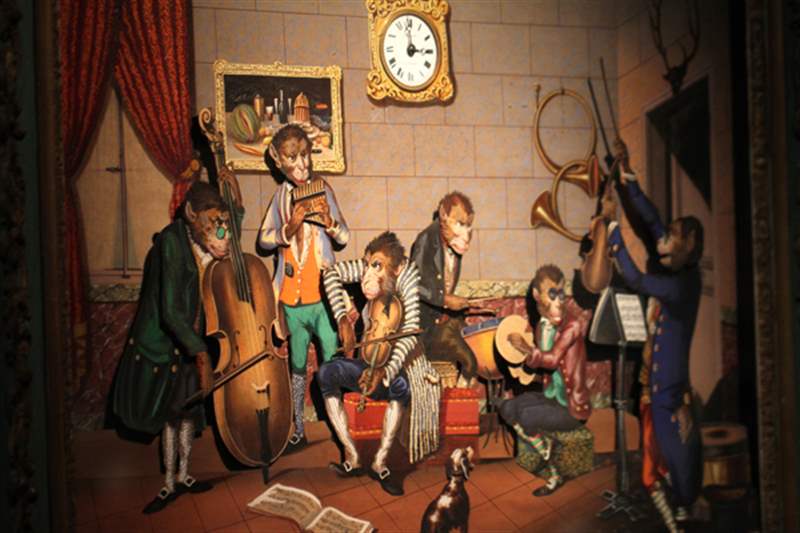 瑞士鐘表博物館中陳舊的自動機和其他發條裝置作品-復刻表