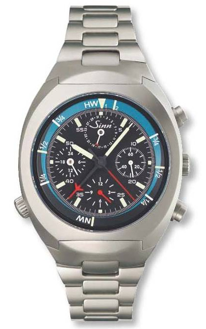 Sinn 142 St II GZ潮汐圖表圈腕表-復刻表