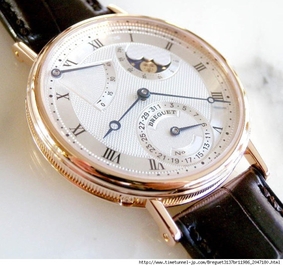 breguet-moon-phase-power-reserve-3137br119862 天梭雕塑線月相“寶璣寶寶”腕表-復(fù)刻表