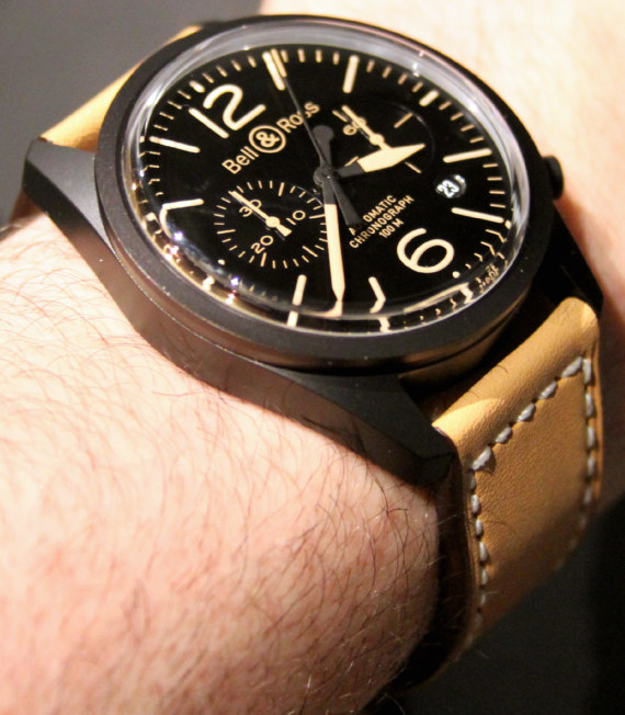 柏萊士Vintage BR 123 & 126精鋼表殼圓形腕表-復(fù)刻表