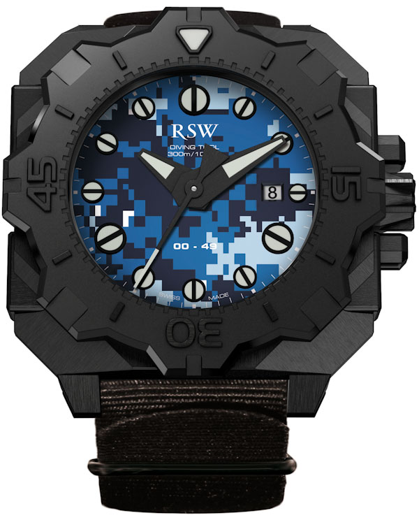 RSW 潛水工具迷彩手表-1 RSW 潛水工具迷彩限量版腕表-復(fù)刻表