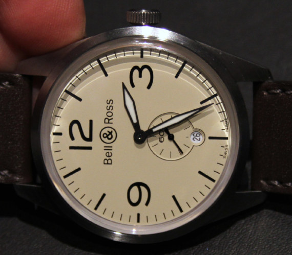 柏萊士Vintage BR 123 & 126精鋼表殼圓形腕表-復(fù)刻表