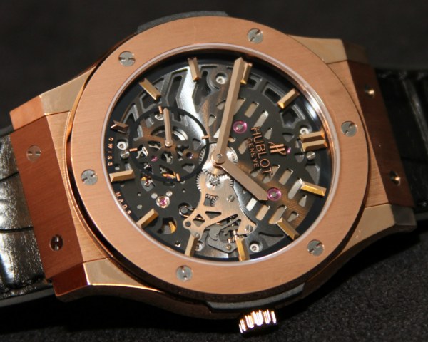 宇舶Classic Fusion超薄鏤空腕表上手-復刻表