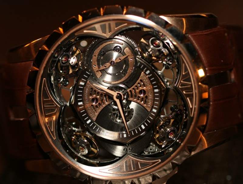 羅杰杜彼Excalibur Quatuor腕表上手體驗(yàn)-復(fù)刻表