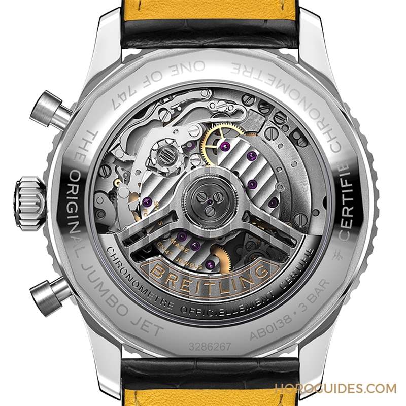 頌揚(yáng)原始巨無(wú)霸噴射機(jī),BREITLING Navitimer B01「波音747限量版」-復(fù)刻表