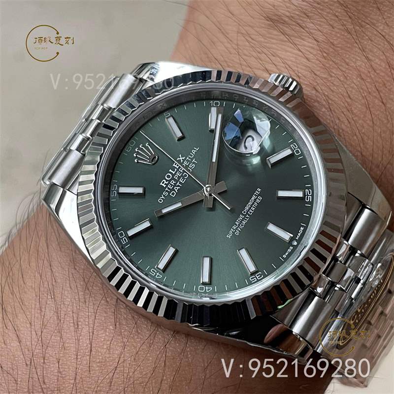 Clean廠C廠薄荷綠日志41mm對比正品怎么樣,C廠薄荷綠日志真假對比評測-復(fù)刻表