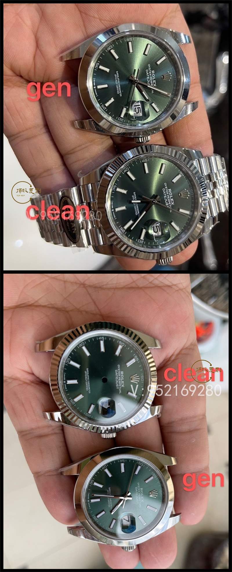 Clean廠C廠薄荷綠日志41mm對比正品怎么樣,C廠薄荷綠日志真假對比評測-復(fù)刻表