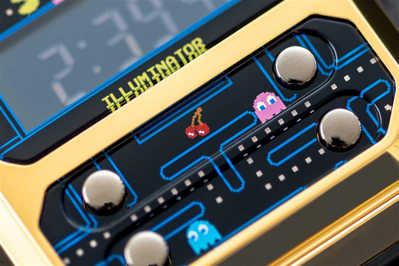 動手體驗Casio Vintage X Pac-Man A100WEPC-1B-復刻表