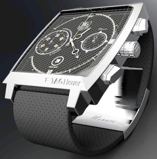 Sera Tag Heuer Monaco腕表重新思考 帕森斯設(shè)計(jì)學(xué)院-復(fù)刻表