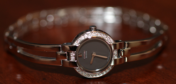 西鐵城光動能 EW9990-54E-6 公民生態驅動女士剪影手鐲EW9990-54E手表評論-復刻表