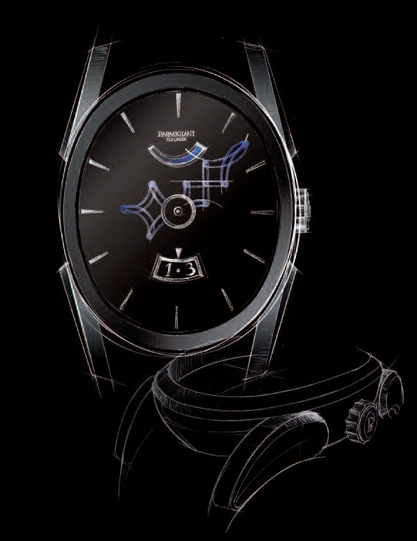 Parmigiani 114腕表采用伸縮式指針，向古董鐘表致敬-復刻表