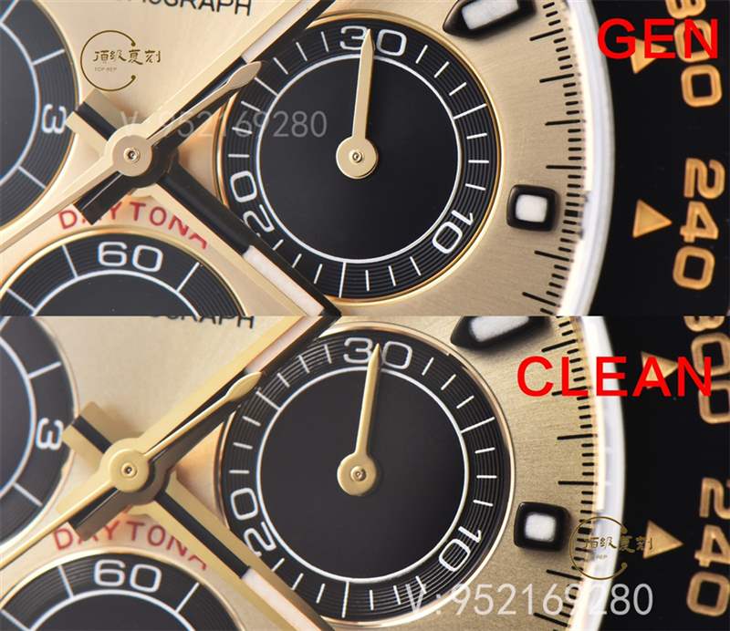 Clean廠C廠勞力士余文樂迪通拿真假對比,C廠余文樂對比正品區(qū)別大嗎-復刻表