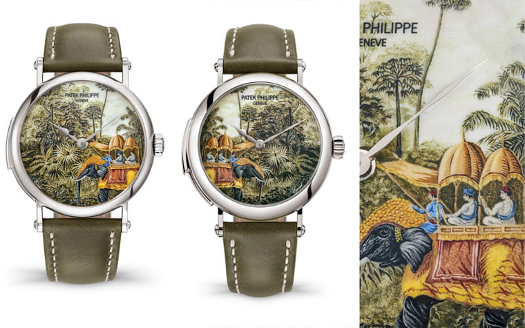 百達翡麗2023珍稀工藝展座鐘、懷表與手表焦點展品一次看-復刻表