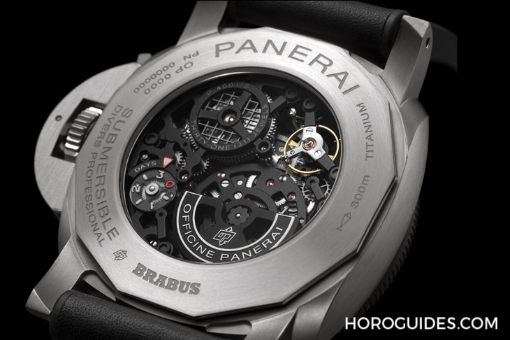 OFFICINE PANERAI - DMLS金屬鐳射燒結表殼加持！ Panerai x Brabus聯名表第四代現身：Submersible S eTitanio PAM01403
