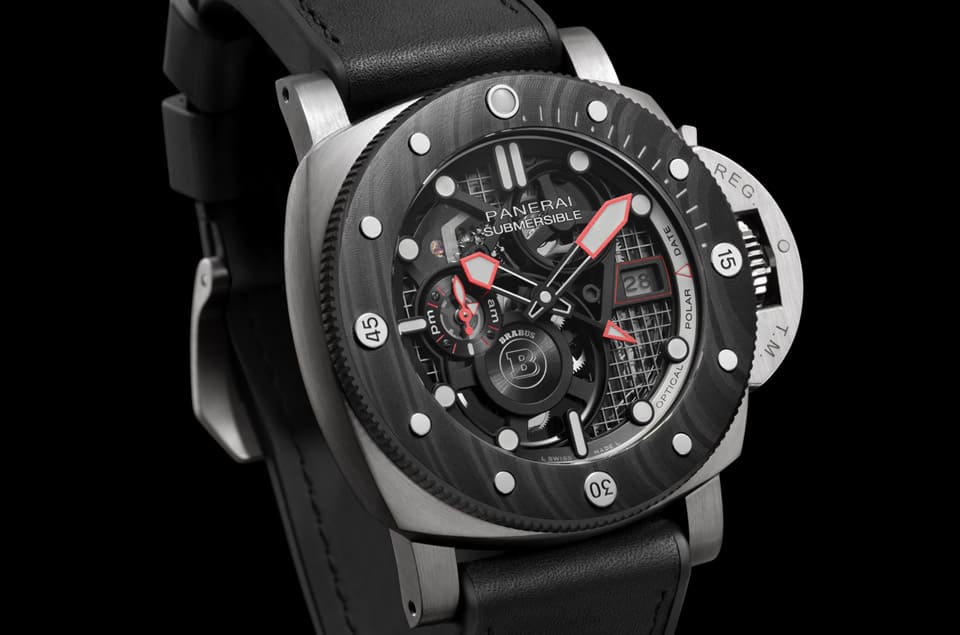 沛納海再推BRABUS聯(lián)名潛水表科技環(huán)保材質為此次創(chuàng)作重心-復刻表