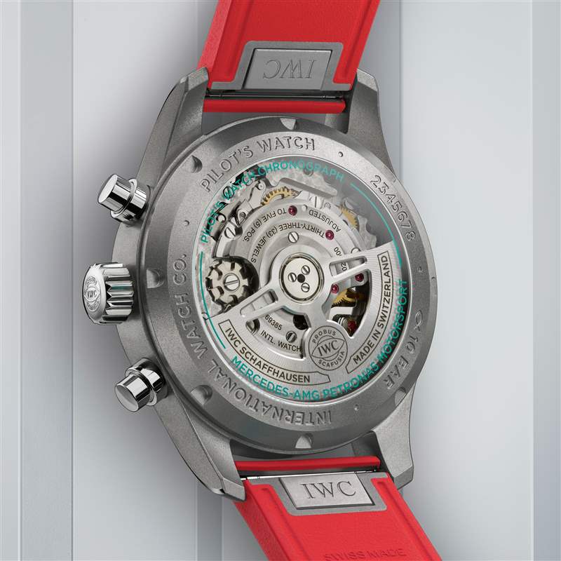 萬國推出Pilot’s Watch Chronograph 41 Mercedes-AMG Petronas Formula One Team Miami Pink計時碼表-復刻表