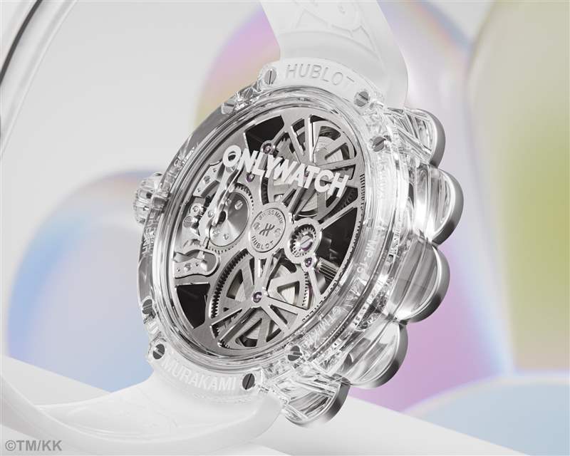 MP-15村上隆陀飛輪Only Watch腕錶(圖片來源:Hublot) Hublot再聯乘村上隆獨一無二微笑之花震撼作-復刻表