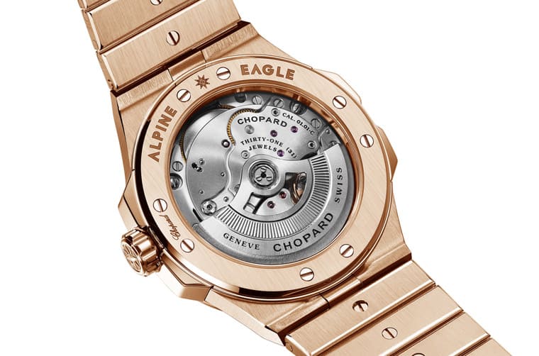 蕭邦Alpine Eagle系列以玫瑰金和鉆石詮釋5款不同表徑尺寸新作-復刻表