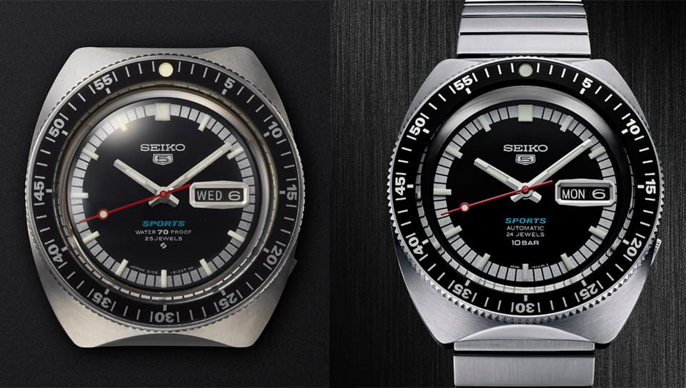 SEIKO精工5號問世55周年5 Sports復刻款和新款齊發-復刻表