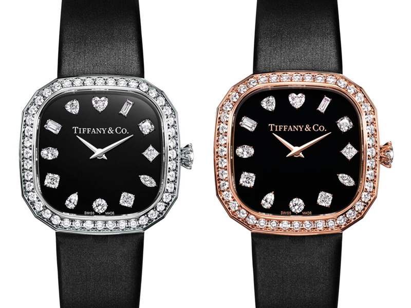 『新表』Tiffany推出3枚蒂芙尼Eternity珠寶腕表：枕形表殼，12種琢形鉆石時標-復刻表