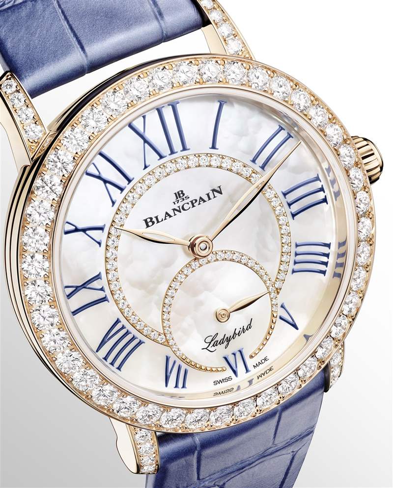 Blancpain推出Ladybird Colors小秒針腕表和月相腕表:春日色彩-復刻表