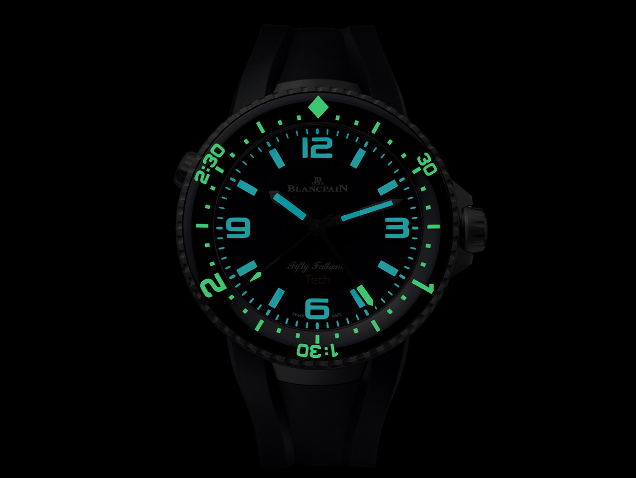 寶珀推出Fifty Fathoms 70th Anniversary Act 2 Tech Gombessa潛水腕表:3小時潛水計時-復刻表