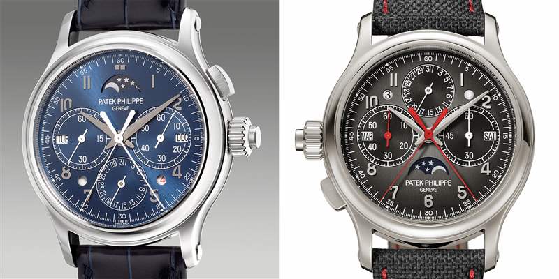 百達翡麗推出Ref. 5373P-001萬年歷雙秒追針單按鈕計時腕表：左撇子布局-復刻表