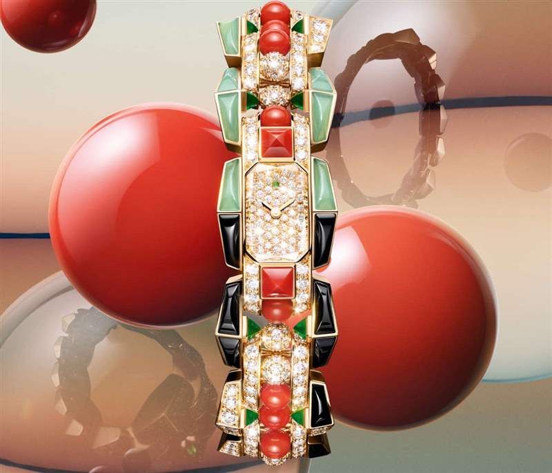 Cartier推出5枚Mécabille高級珠寶腕表:寶石滾珠與方釘元素-復刻表