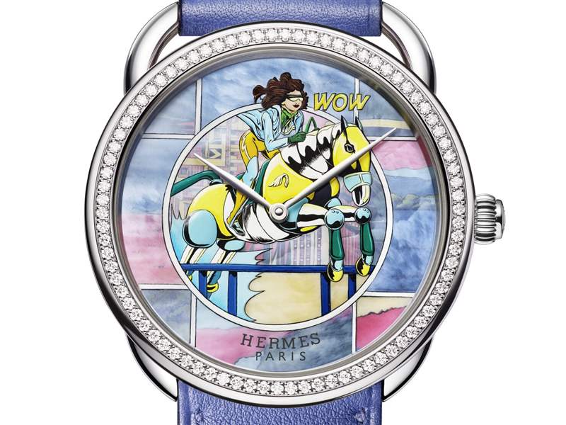 Hermès推出Arceau WOW微繪工藝表盤腕表-復(fù)刻表
