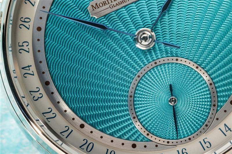 Moritz Grossmann推出Date Turquoise小三針日歷腕表:綠松石色璣鏤紋表盤 Moritz Grossmann推出Date Turquoise小三針日歷腕表:綠松石色璣鏤紋表盤-復刻表