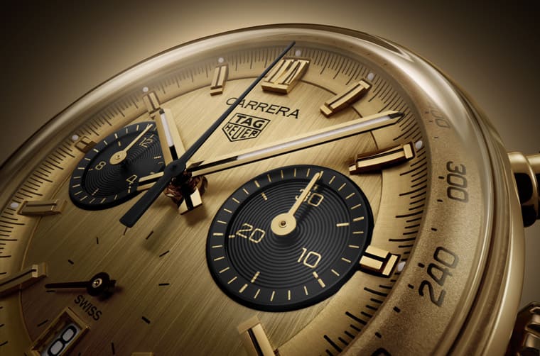 從冠軍車手獎品獲得啟發(fā)泰格豪雅再造現(xiàn)代Carrera黃金計時碼表-復刻表