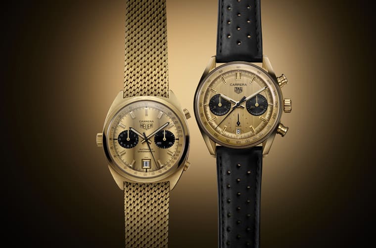 從冠軍車手獎品獲得啟發(fā)泰格豪雅再造現(xiàn)代Carrera黃金計時碼表-復刻表