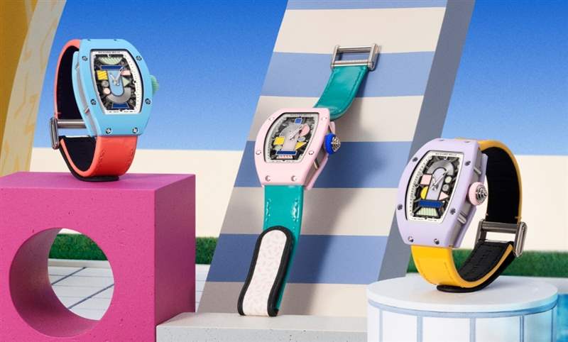 融入曼菲斯風(fēng)格粉嫩三色齊發(fā)|理查德MILLE RM 07-01彩色陶瓷腕表-復(fù)刻表