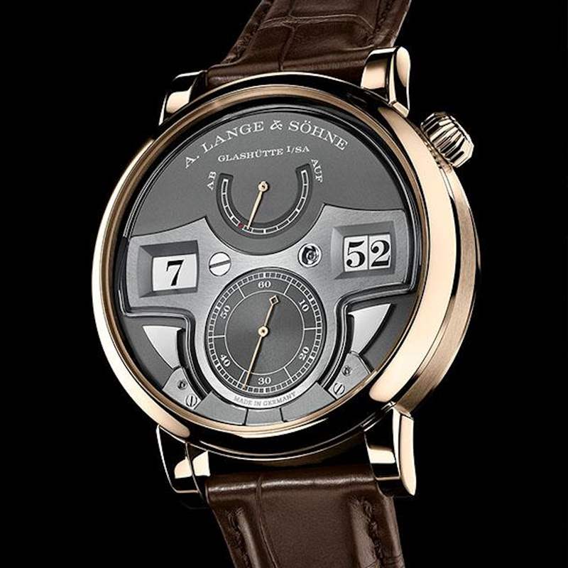 朗格18K蜂蜜金新作結(jié)合跳字顯示和十進(jìn)制三問裝置之復(fù)雜逸品-復(fù)刻表