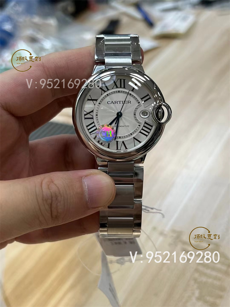 CH廠卡地亞40mm藍(lán)氣球快拆表帶做工值得入手嗎-復(fù)刻表