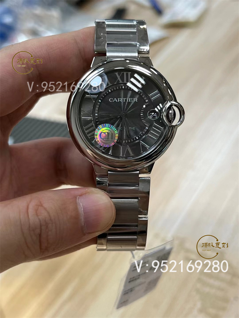 CH廠卡地亞40mm藍(lán)氣球快拆表帶做工值得入手嗎-復(fù)刻表