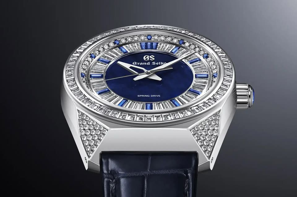 GRAND SEIKO Spring Drive結合高級珠寶工藝詮釋「白獅」般的王者氣勢-復刻表