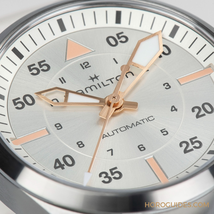設(shè)計(jì)微調(diào)、新增尺寸，HAMILTON Khaki Aviation Pilot系列七款新作再現(xiàn)軍風(fēng)-復(fù)刻表