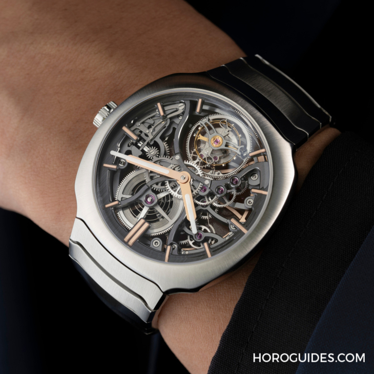 疾速者首現(xiàn)鏤空之城|H. MOSER & CIE. Streamliner Tourbillon Skeleton-復(fù)刻表