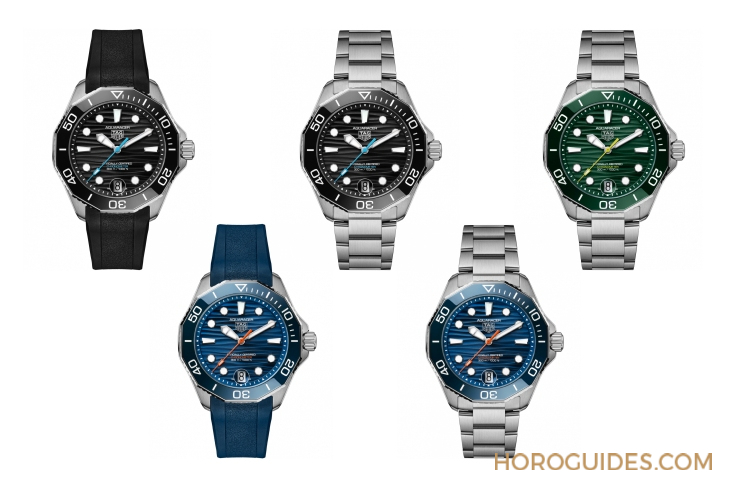 潛水猛將升級! TAG HEUER推出全新Aquaracer Professional 300日期腕表與GMT腕表-復刻表