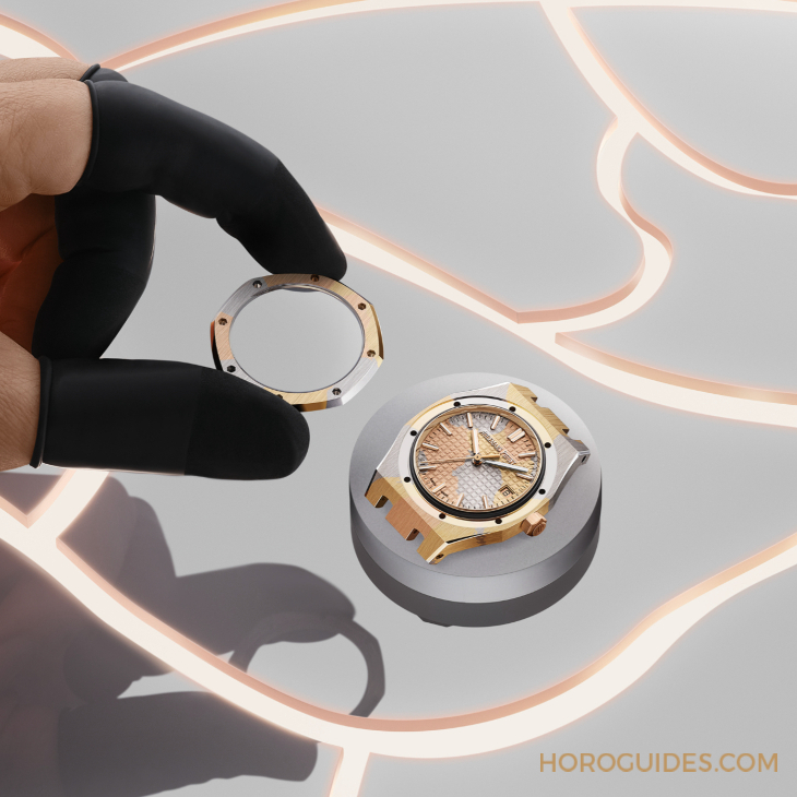 前所未有的工藝:AP愛(ài)彼多色迷彩金驚艷亮相-復(fù)刻表