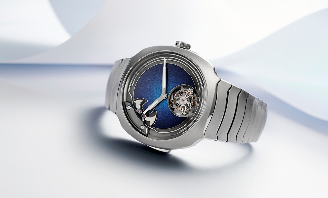 大明火琺瑯煙燻面加身,亨利慕時三問疾速者三問報時陀飛輪藍色琺瑯概念腕表奪目登場-復刻表