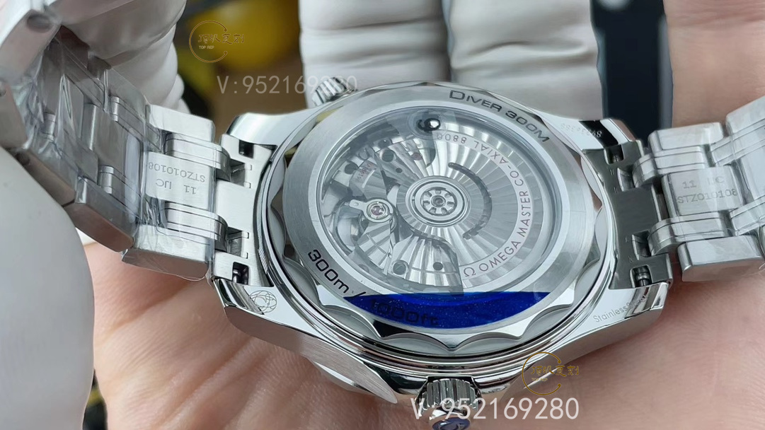 VS廠歐米茄海馬300復刻表深度測評:工藝與細節的卓越展現-復刻表