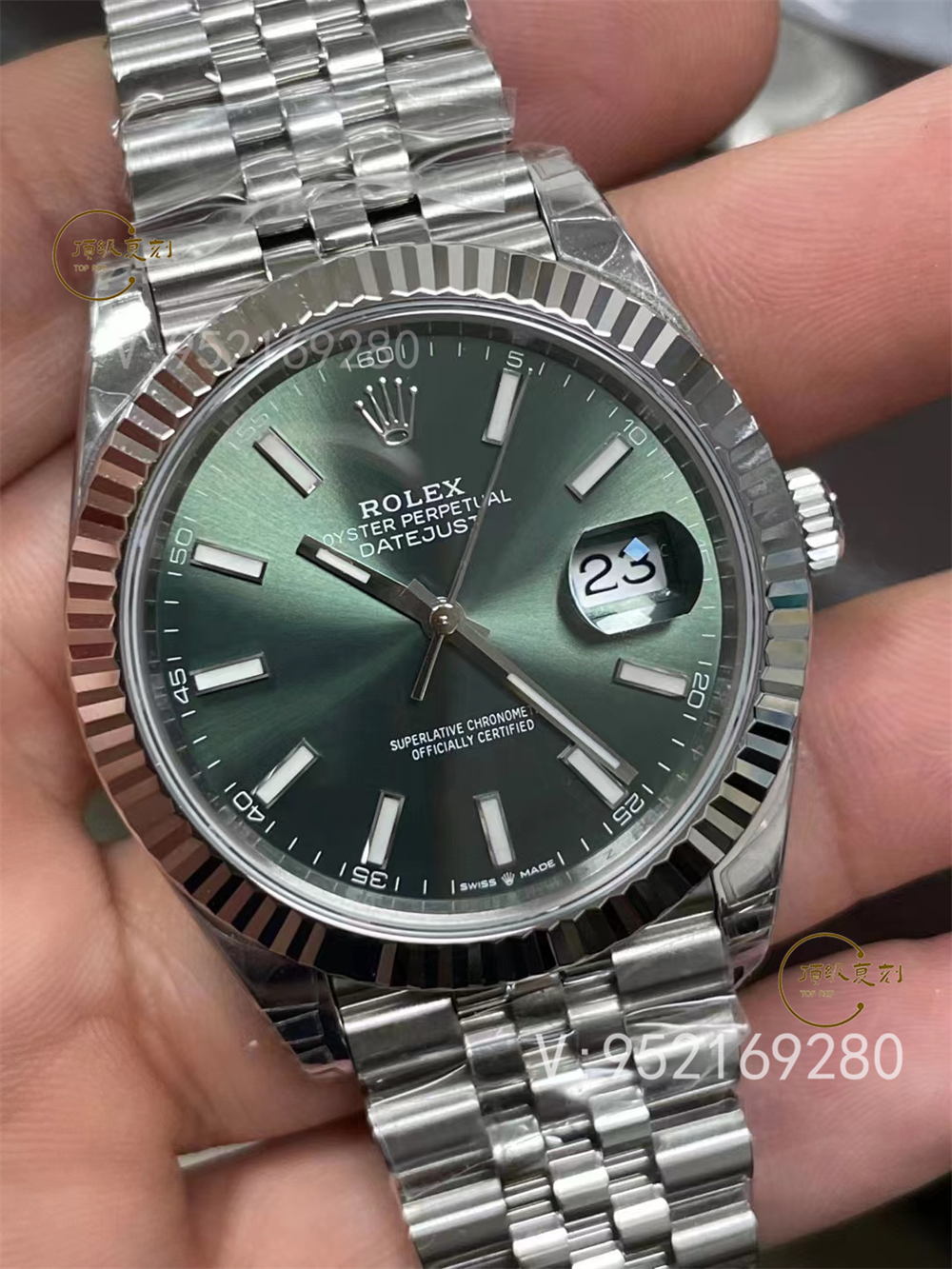 VS廠勞力士日志型薄荷綠盤3235評測:清新色彩與精湛工藝的結合-復刻表