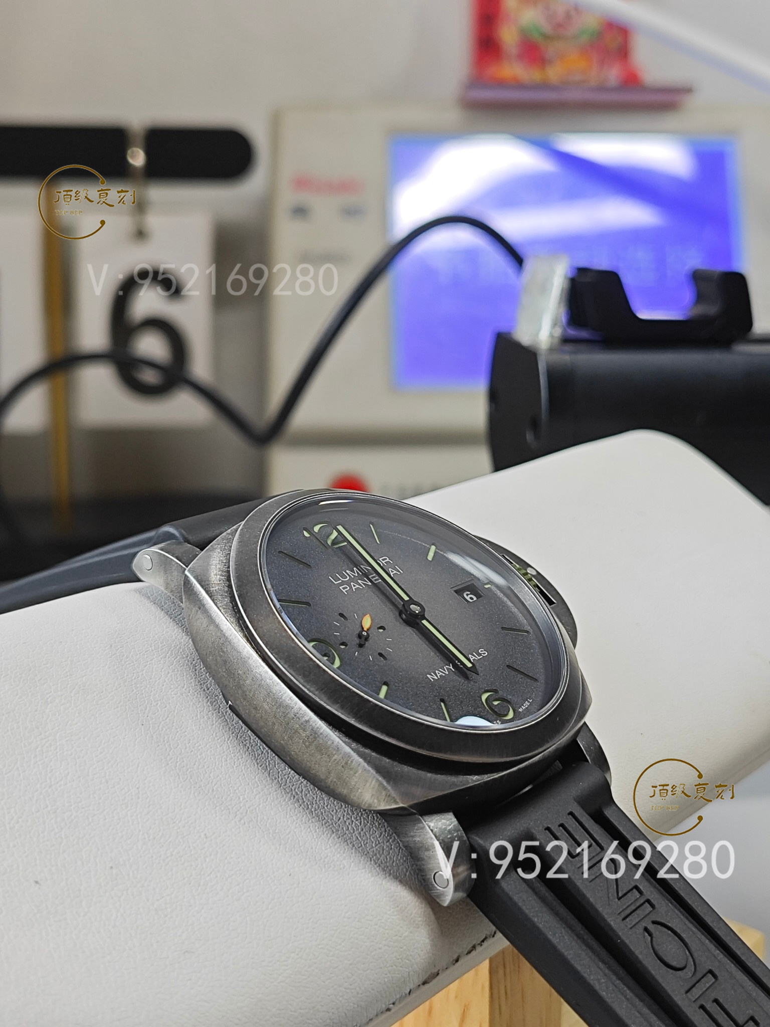 VS廠沛納海pam01412做工細節評測,Luminor Marina海豹突擊隊-復刻表