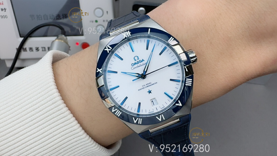 VS廠歐米茄第五代星座藍圈白面腕表:精致復刻與性能評測-復刻表