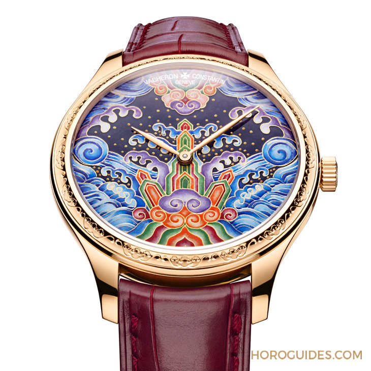 以清代官服朝袍經(jīng)典紋樣入作|江詩丹頓Métiers d'Art系列Tribute to Traditional Symbols-復(fù)刻表