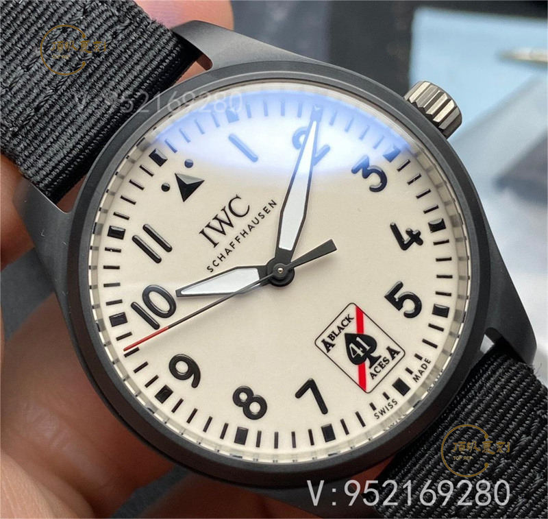 M+廠萬國馬克飛行員黑桃A超級(jí)夜光表如何,表盤夜光對(duì)版嗎-復(fù)刻表