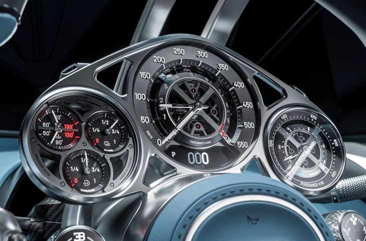 布加迪創新命名新作「陀飛輪」:BUGATTI Tourbillon超跑儀表設計別具一格-復刻表