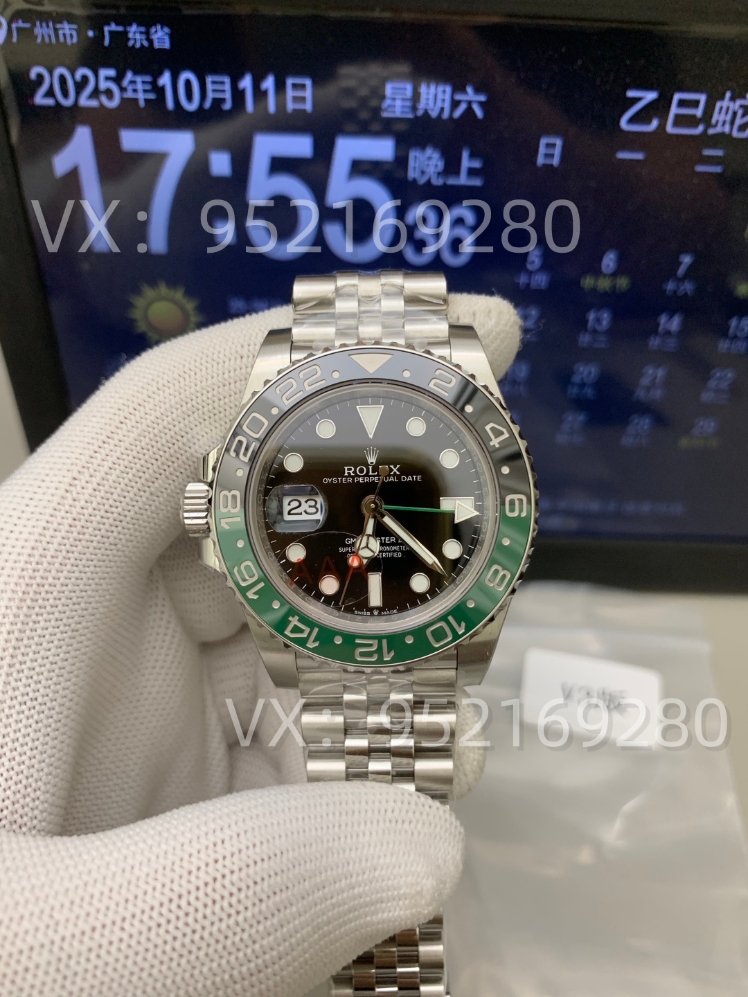 VS廠勞力士雪碧圈左撇子M126720VTNR-0001腕表V3版評(píng)測(cè)-復(fù)刻表